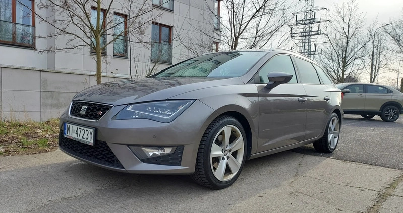 Seat Leon cena 34900 przebieg: 328700, rok produkcji 2015 z Warszawa małe 154